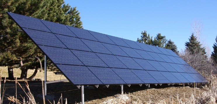 solar ground array